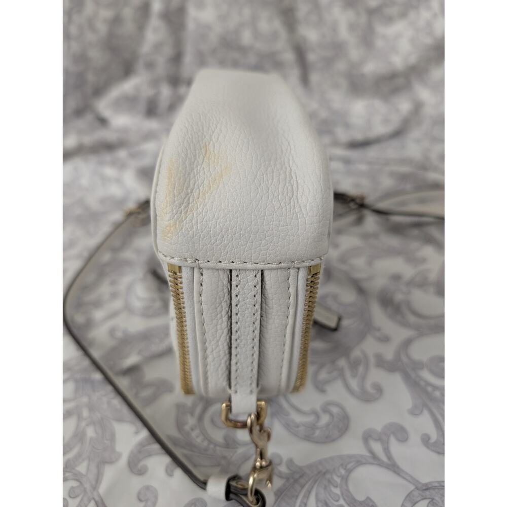 dooney & burke white leather crossbody bag - Picture 14 of 16